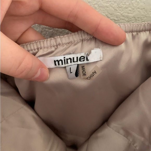 Strapless Asymmetrical Cream Dress - Picture 3 of 3